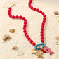 🎉 Soldes 2026 — Plus de 46 000 vendus ! 📿 Collier de perles boho côtier vibrant – Breloques poisson et étoile de mer 🌊