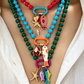 🎉 Soldes 2026 — Plus de 46 000 vendus ! 📿 Collier de perles boho côtier vibrant – Breloques poisson et étoile de mer 🌊