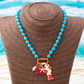 🎉 Soldes 2026 — Plus de 46 000 vendus ! 📿 Collier de perles boho côtier vibrant – Breloques poisson et étoile de mer 🌊