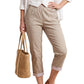 👖 Soldes 2026 — Plus de 51 000 vendus!🔥 Pantalon Femme Coupe Slim Raccourcie – Silhouette Droite ✨