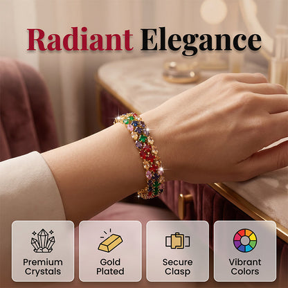 🎉 Soldes 2026 — Plus de 42 000 vendus ! 💎 Bracelet tennis multicolore élégant pour femme – Pierres scintillantes ✨