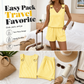 🎉 Soldes 2026 — Plus de 22 000 vendus ! 👚 Ensemble débardeur rayé sans manches femme – Short taille haute ☀️