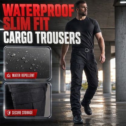 🎉 Soldes 2026 — Plus de 58 000 vendus ! 👖 Pantalon cargo ajusté imperméable – Coupe athlétique & protection déperlante 🌧️