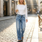 🎉 Soldes 2026 — Plus de 59 000 vendus 👖 Jean Décontracté Femme Coupe Ample 👗