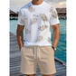 🌴 Soldes 2026 — Plus de 45 000 vendus!🔥 Ensemble 2 Pièces Imprimé Homme