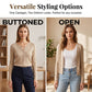 🎉 Soldes 2026 — Plus de 65 000 vendus 🧥 Gilet Court Léger Lyocell Boutonné 👗
