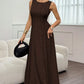 👗 Soldes 2026 — Plus de 38 000 vendus!✨ Robe Maxi Sans Manches Plissé