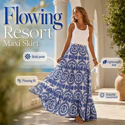 👗 Soldes 2026 — Plus de 37 000 vendus!🔥 Jupe Maxi Fluide – Silhouette Longue & Flatteuse 🌴