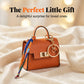👛 PROMO FLASH 50 % ! 🌸 Porte-Monnaie Mini Porte-Clés Compact – Cuir PU Texturé, Fermoir Ton Or, Ruban Décoratif, 12 Couleurs 🏆