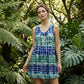 🎉 Soldes 2026 — Plus de 40 000 vendues 👗 Robe Midi Tie-Dye Virale Col V 🌊