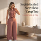 👗 2026 Soldes — Plus de 43 000 Vendus ! ✨ Ensemble 2 Pièces Femme – Top Sans Manches & Pantalon Large 💫