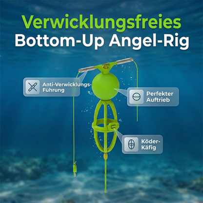 🎣 PROMO LIMITÉE 50% DE RÉDUCTION ! ✨ Panier d'appât « Bottom‑Up » anti‑emmêlement – Stable au fond, Libération rapide d’appât, Sans enchevêtrement 🎏