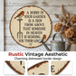 🌿 Soldes 2026 — Plus de 22 000 Vendus ! 🪵 Décoration Murale Vintage Bois – Plaque Commémorative Rouge-Gorge for Jardin & Maison