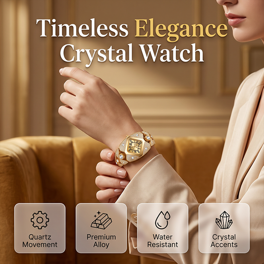 🎉 Soldes 2026 — Plus de 26 000 Vendus !⌚Montre Quartz Femme – Cadran Losange, Strass Brillants 💎