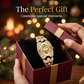 🎉 Soldes 2026 — Plus de 26 000 Vendus !⌚Montre Quartz Femme – Cadran Losange, Strass Brillants 💎