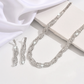 🎉 Soldes 2026 — Plus de 32 000 Vendus !💎Parure Collier & Boucles d'Oreilles – Strass, Design Griffe ✨