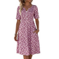 🎉 Soldes 2026 — Plus de 49 000 Vendues ! 🌸 Robe Imprimée Décontractée à Col V – Tissu Premium Doux 👗