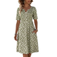 🎉 Soldes 2026 — Plus de 49 000 Vendues ! 🌸 Robe Imprimée Décontractée à Col V – Tissu Premium Doux 👗