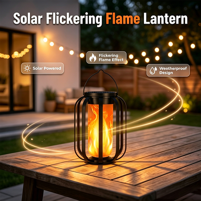 🎉 Vente 2026 — Plus de 30 200 vendus!🔥 Lanterne Solaire à Flamme Vacillante