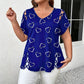🎉 Soldes 2026 — Plus de 39 000 ventes ! 💞 T-Shirt Femme Grande Taille à Imprimé Cœur – Chic et Confort Toute la Journée 🌸