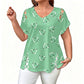 🎉 Soldes 2026 — Plus de 39 000 ventes ! 💞 T-Shirt Femme Grande Taille à Imprimé Cœur – Chic et Confort Toute la Journée 🌸
