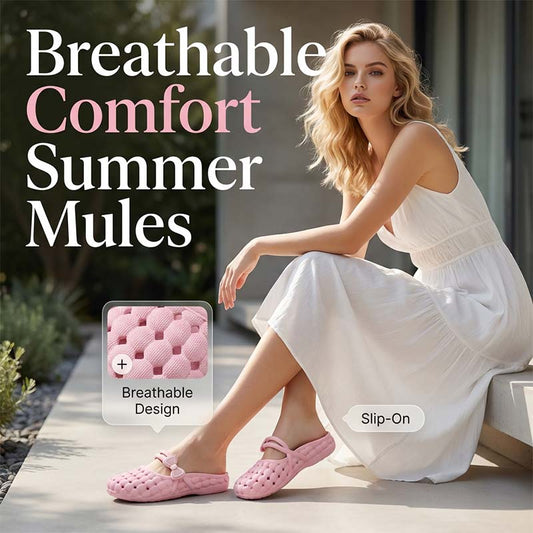 🎉 Soldes 2026 — Plus de 24 000 ventes ! 💞 Mules Femme Bout Fermé – Confort Glissé Sans Effort 🌸