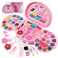 🎁 Vente 2026 — Plus de 42 100 Vendues!💖 Kit de Maquillage Lavable Enfant – Plastique – Sac à Main Rose & Palette Dépliable for Filles