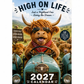 🎉 Vente 2026 — Plus de 18 900 vendus!🔥 Calendrier mural « Highland Cow » 2027
