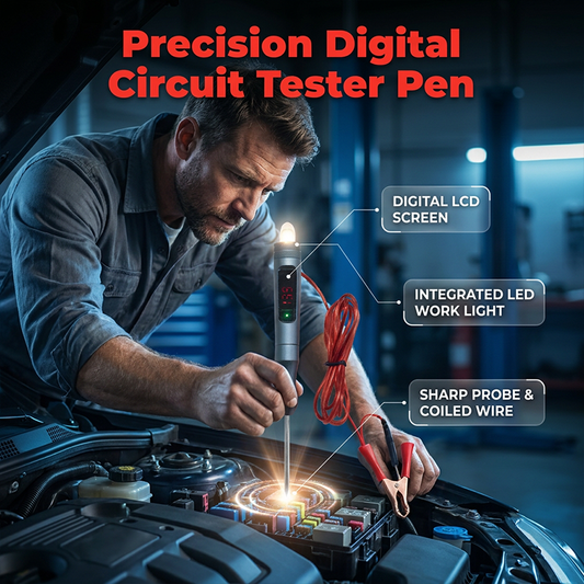 ⚡ Soldes 2026 — Plus de 30 000 vendus ! 🚗 Stylo Testeur Circuit Auto Numérique LCD 4,5-36V