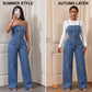 🎉 Soldes 2026 — Plus de 35 400 Vendus!👖 Combinaison Jean Femme à Bretelles Fines