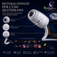 🌌 PROMO LIMITÉE 50% DE RÉDUCTION ! ✨ Lampe projecteur ciel étoilé USB – 13 films interchangeables, col flexible – Relaxant, Magique, Cadeau 🌙