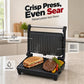 🎉 Offre limitée –50% ! 🥪 Presse à Paninis & Gril 180° – Plaques antiadhésives & Inox ✨