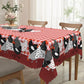 🎉 Soldes 2026 — Plus de 28 300 Vendus!🐓 Nappe à Carreaux Rouges avec Motif Coq – Polyester