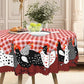 🎉 Soldes 2026 — Plus de 28 300 Vendus!🐓 Nappe à Carreaux Rouges avec Motif Coq – Polyester