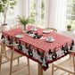 🎉 Soldes 2026 — Plus de 28 300 Vendus!🐓 Nappe à Carreaux Rouges avec Motif Coq – Polyester