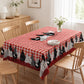 🎉 Soldes 2026 — Plus de 28 300 Vendus!🐓 Nappe à Carreaux Rouges avec Motif Coq – Polyester