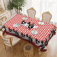 🎉 Soldes 2026 — Plus de 28 300 Vendus!🐓 Nappe à Carreaux Rouges avec Motif Coq – Polyester