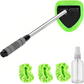 🚗✨ PROMO -50% ! Kit Nettoyage Pare-Brise à Manche Télescopique — Tête Rotative 180°, Atteint Chaque Recoin Sans Effort 🧽🛣️