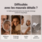 🎉 Soldes 2026 — Plus de 31 600 vendus!💄 Miroir de maquillage grossissant x10 avec lumière LED et ventouse