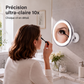 🎉 Soldes 2026 — Plus de 31 600 vendus!💄 Miroir de maquillage grossissant x10 avec lumière LED et ventouse