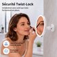 🎉 Soldes 2026 — Plus de 31 600 vendus!💄 Miroir de maquillage grossissant x10 avec lumière LED et ventouse