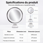 🎉 Soldes 2026 — Plus de 31 600 vendus!💄 Miroir de maquillage grossissant x10 avec lumière LED et ventouse