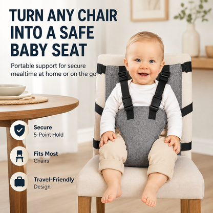 🎉 2026 Soldes — Plus de 33 400 vendus!🍼 Harnais sécurité portable bébé, ajustable, fixation rapide pour chaise haute