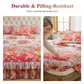 🛏️ Vente 2026 — Plus de 32 100 vendus!🌷 Cache‑Sommier 3 Pièces à Fleurs et Volants