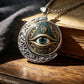 🖤 PROMO LIMITÉE 52% DE RÉDUCTION ! ✨ Collier Pendentif Œil Omniscient Vintage – Mystérieux, Rétro, Polyvalent ✨