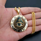 🖤 PROMO LIMITÉE 52% DE RÉDUCTION ! ✨ Collier Pendentif Œil Omniscient Vintage – Mystérieux, Rétro, Polyvalent ✨