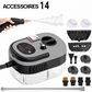🧹💨 Nettoyeur à vapeur portatif multifonction — 2500 W, 6 niveaux de pression, sans produits chimiques 🏠🚗