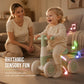 🚲 50% DE RÉDUCTION! 🎵 Draisienne pour Bébés et Tout-Petits – 4 roues stabilisatrices, LED & musique – 14–54 mois – Vert/Marron/Gris/Rose ✨