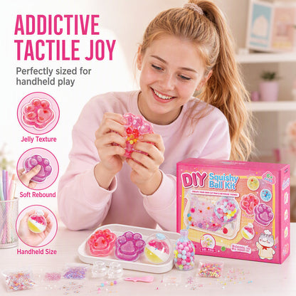🐱 PROMO LIMITÉE 50% DE RÉDUCTION ! ✨ Kit DIY Squishy Glace Frite – Ludique, Anti‑stress 🧊