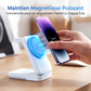 🔌 PROMO LIMITÉE 50% DE RÉDUCTION ! ✨ Support de charge magnétique pliable 3‑en‑1 – Compact, Pratique 🌙